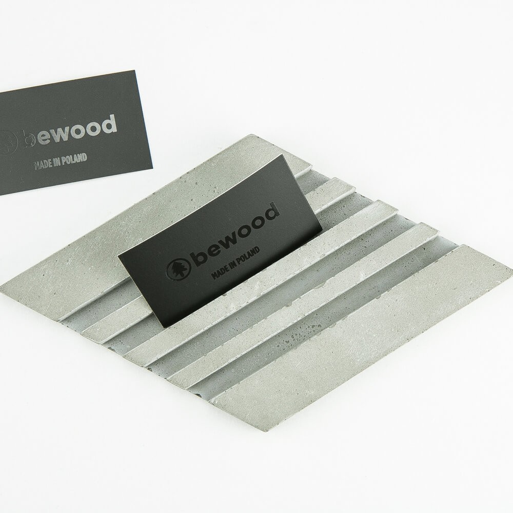 Business Card Diamond Concrete Organizer