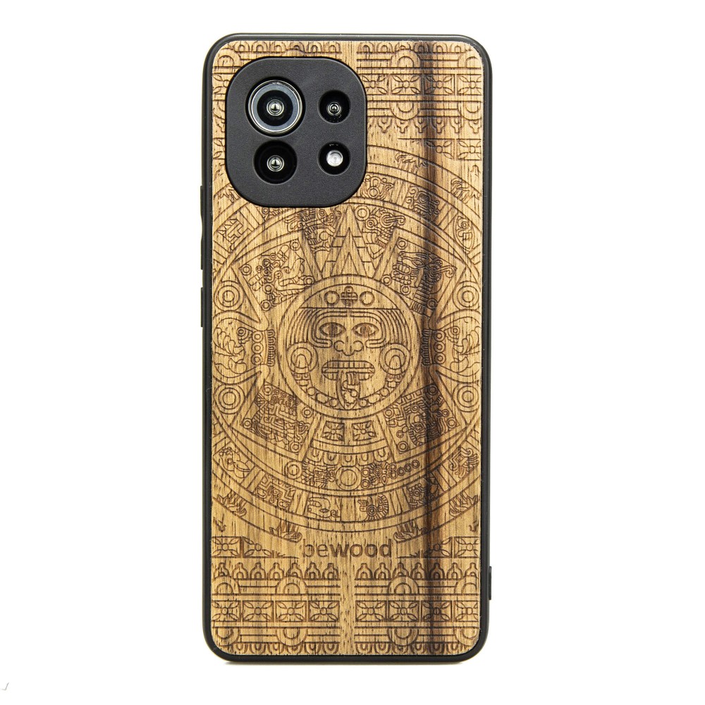 Xiaomi Mi 11 Aztec Calendar Frake Wood Case