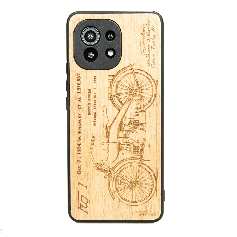 Drewniane Etui Xiaomi Mi 11 HARLEY PATENT ANIEGRE