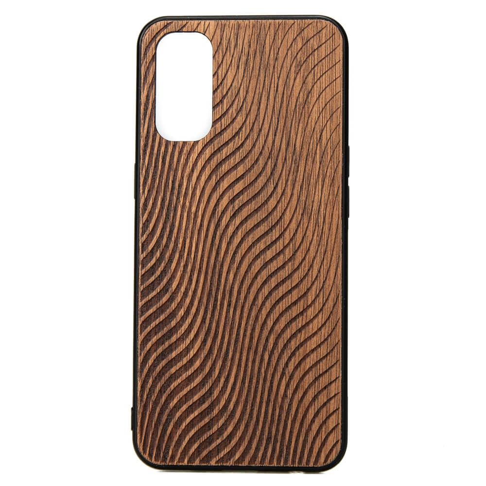 OPPO Reno 4 Waves Merbau Wood Case