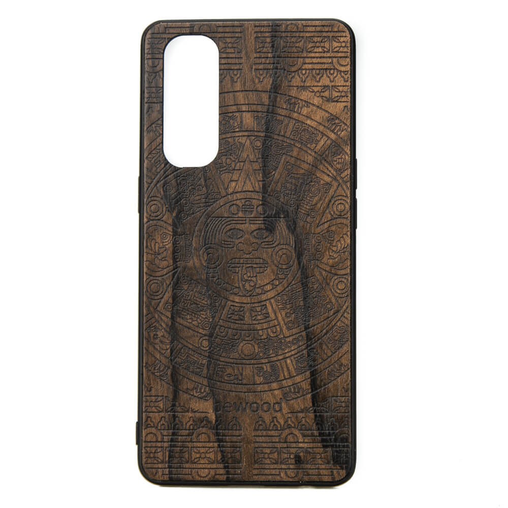 OPPO Reno 4  Pro 5G Aztec Calendar Ziricote Wood Case