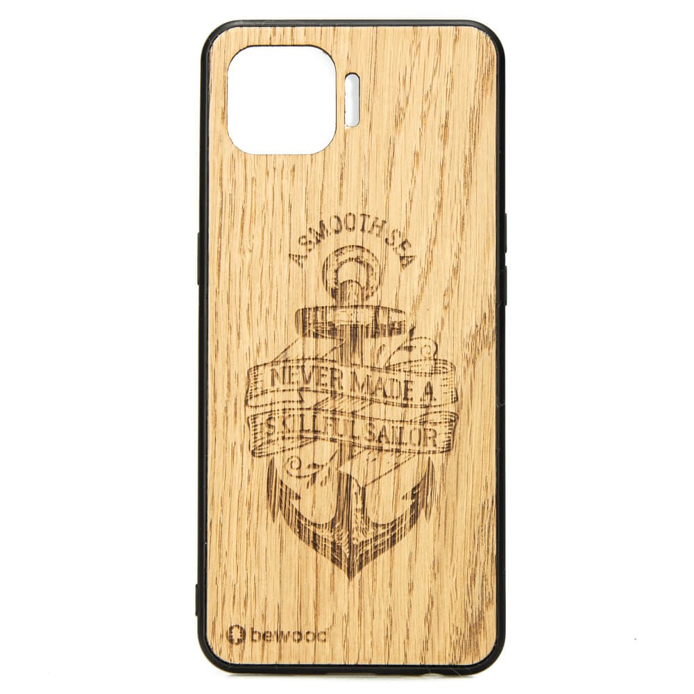 OPPO Reno 4  Lite Sailor Oak Wood Case