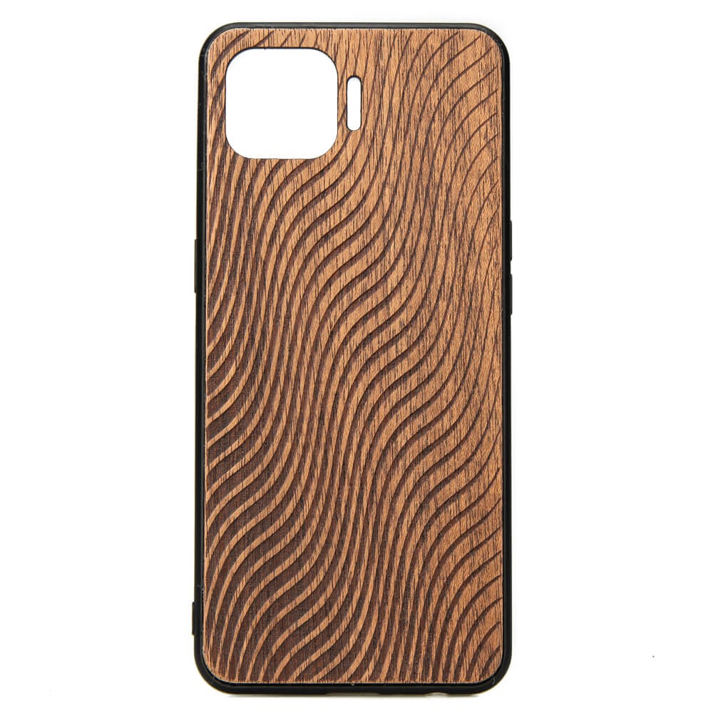 OPPO Reno 4  Lite Waves Merbau Wood Case