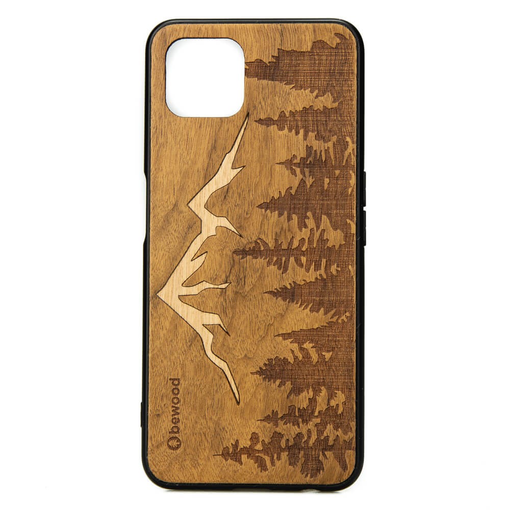 OPPO Reno 4 Z Mountains Imbuia Wood Case