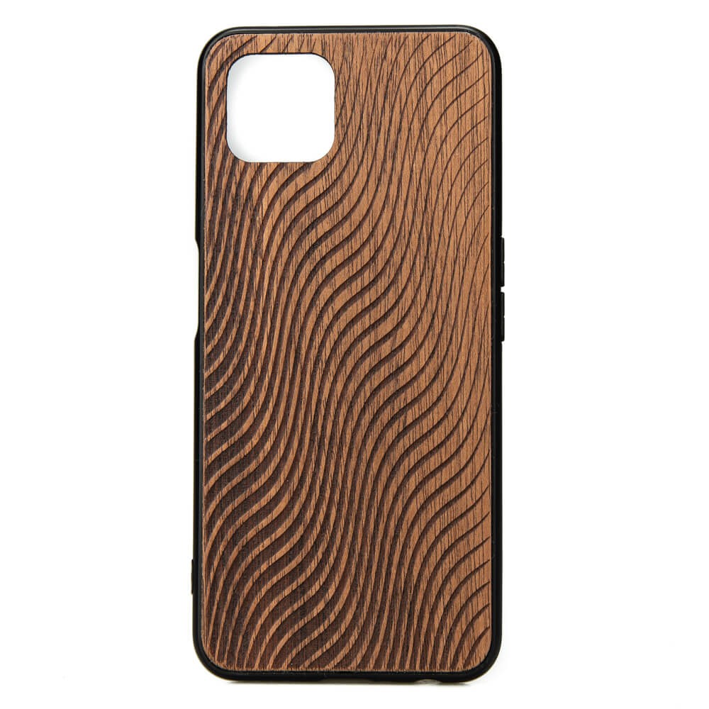 OPPO Reno 4 Z Waves Merbau Wood Case