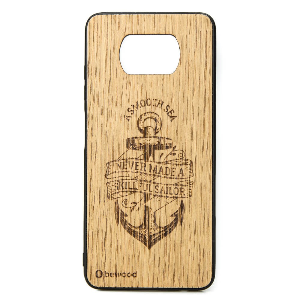 POCO X3 Sailor Oak Wood Case