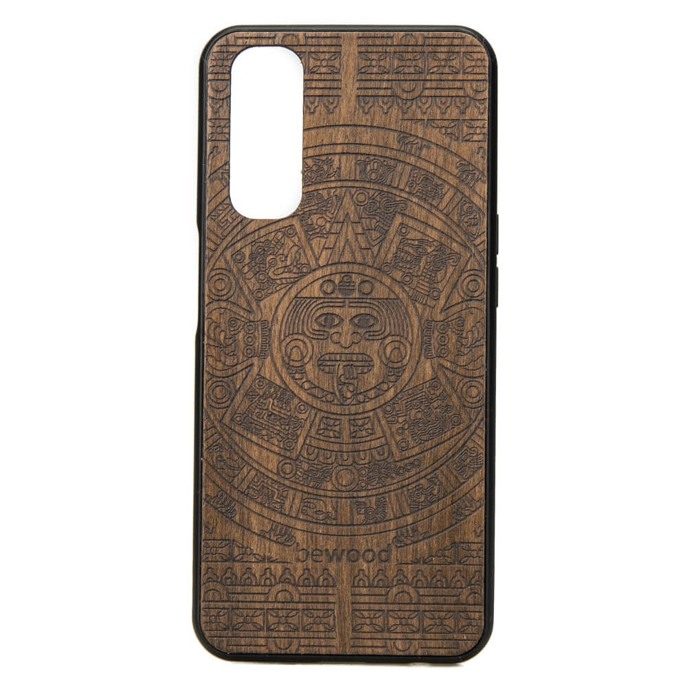 Realme 7 Aztec Calendar Ziricote Wood Case