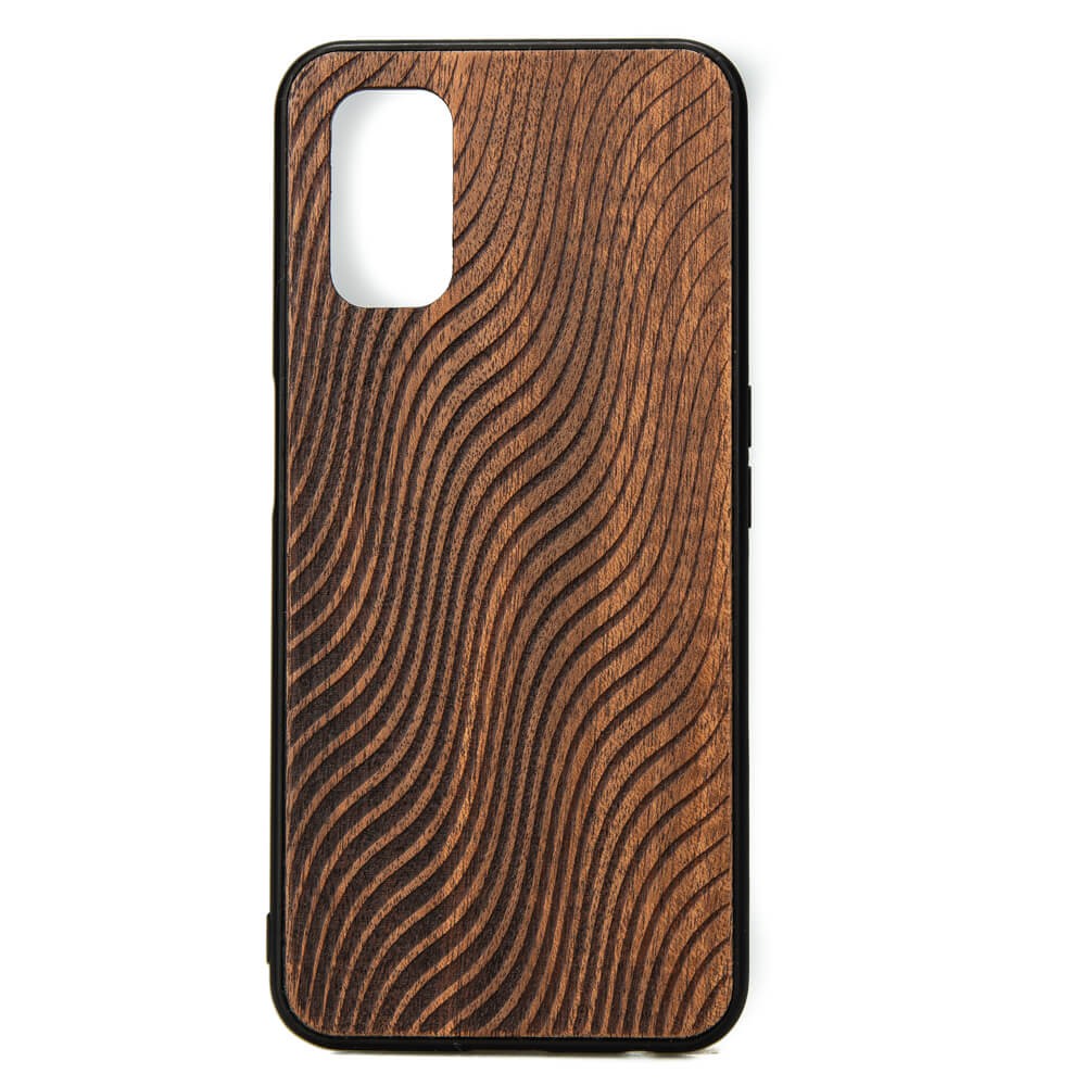Realme 7 5G Waves Merbau Wood Case