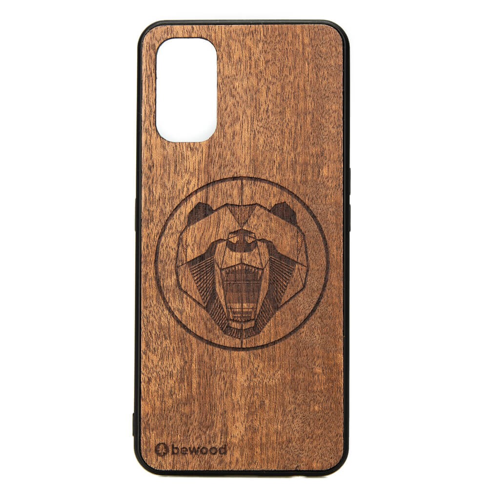 Realme 7 Pro Bear Merbau Wood Case