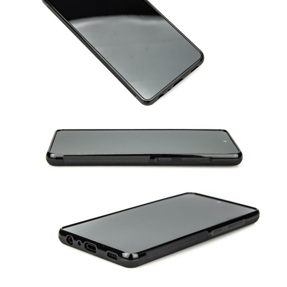 Drewniane Etui na Samsung Galaxy A52/A52s 5G RÓŻA WIATRÓW MERBAU