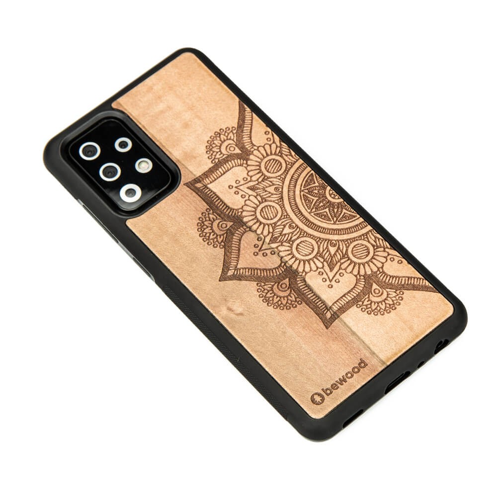 Drewniane Etui na Samsung Galaxy A72 5G MANDALA JABŁOŃ (2)
