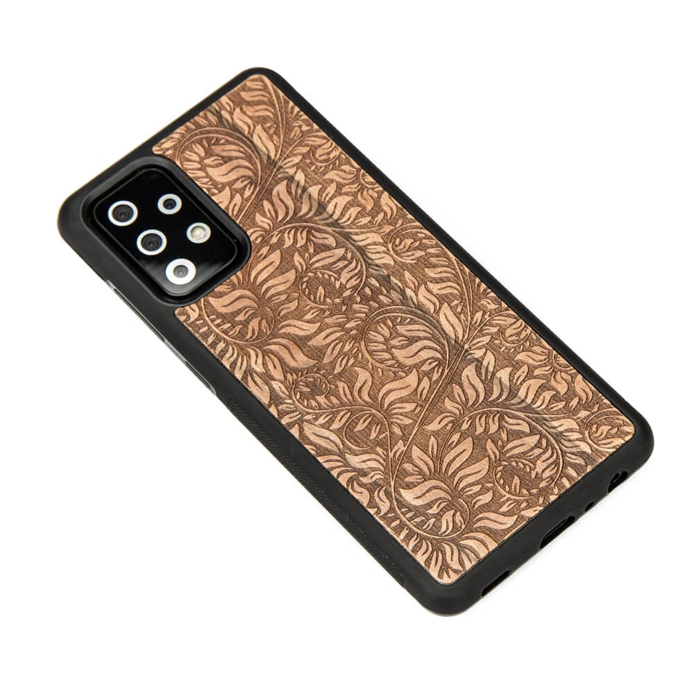 Samsung Galaxy A72 5G Leafs Apple Tree Wood Case