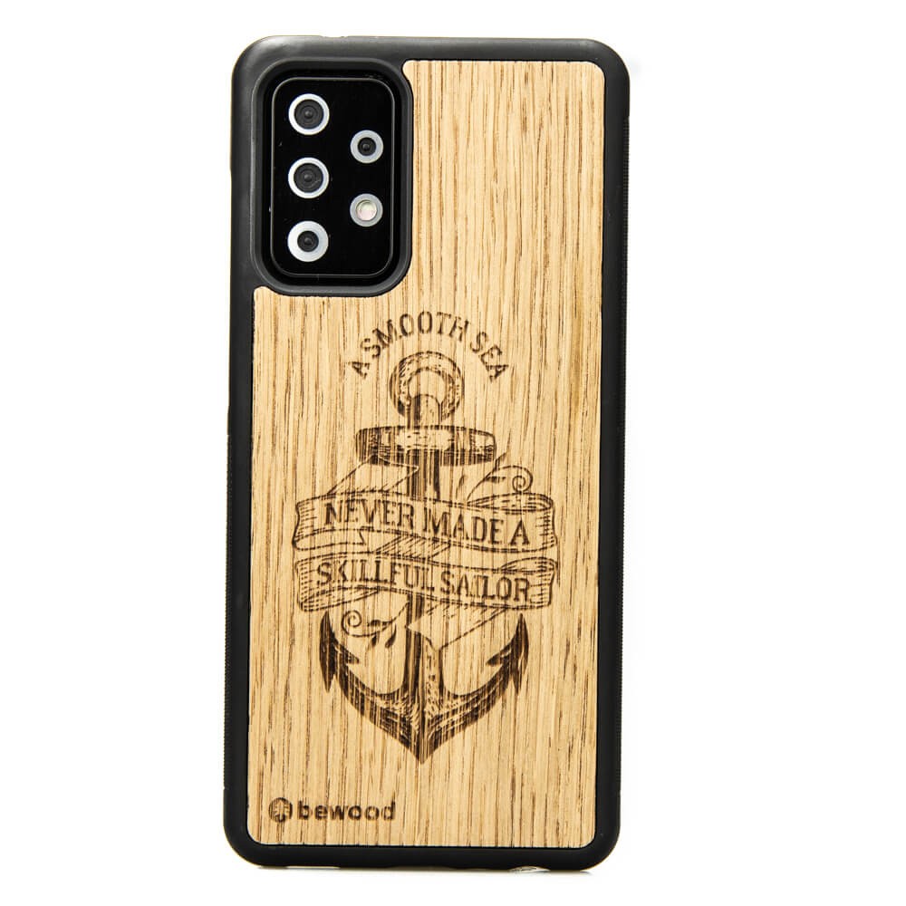 Samsung Galaxy A72 5G Sailor Oak Wood Case
