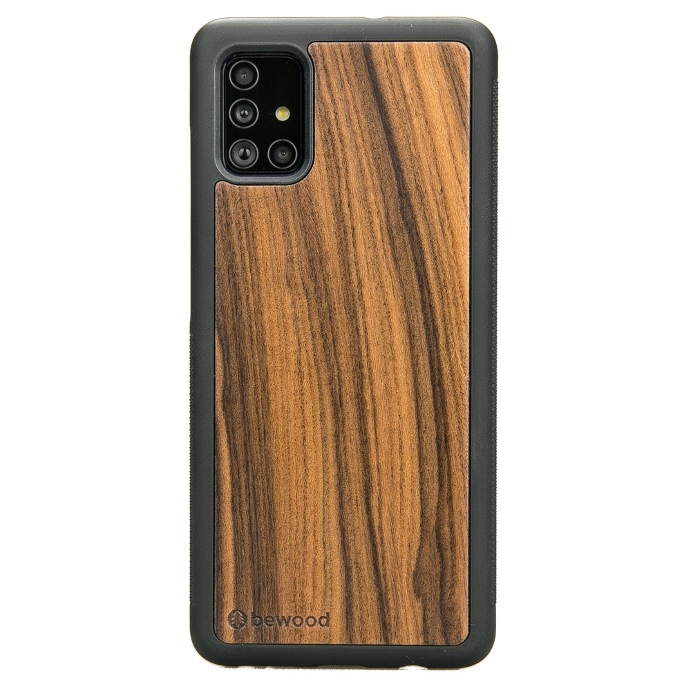 Samsung Galaxy A71 5G Rosewood Santos Wood Case