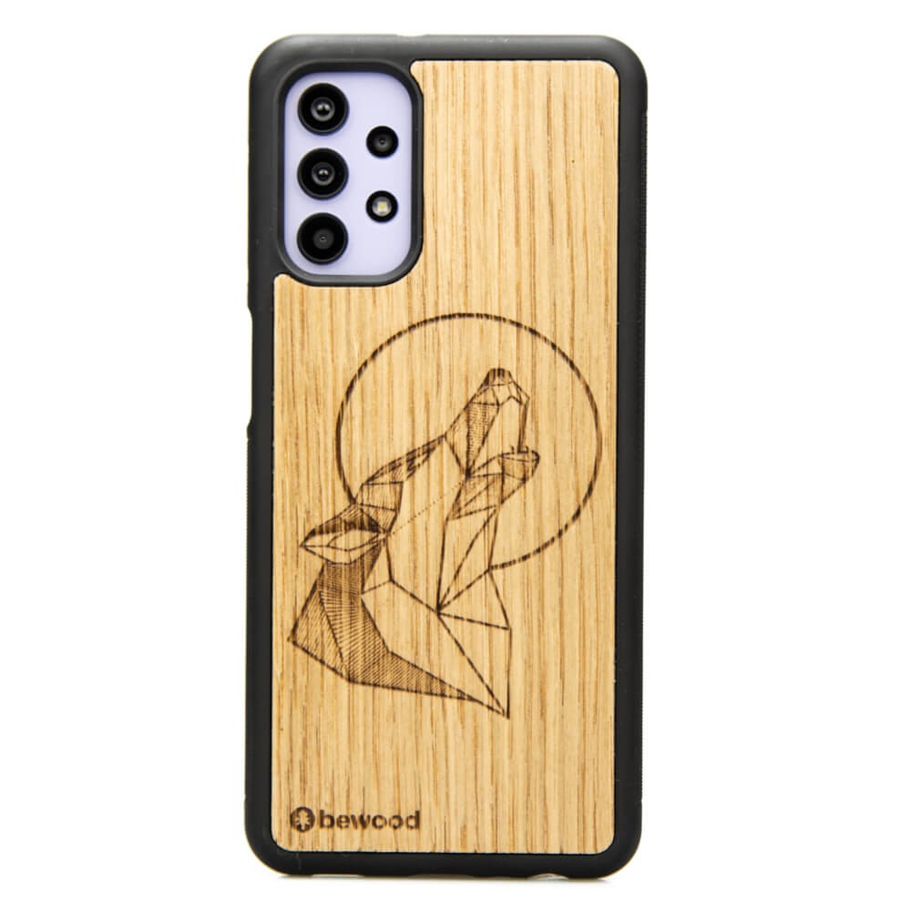 Samsung Galaxy A32 5G Wolf Oak Wood Case