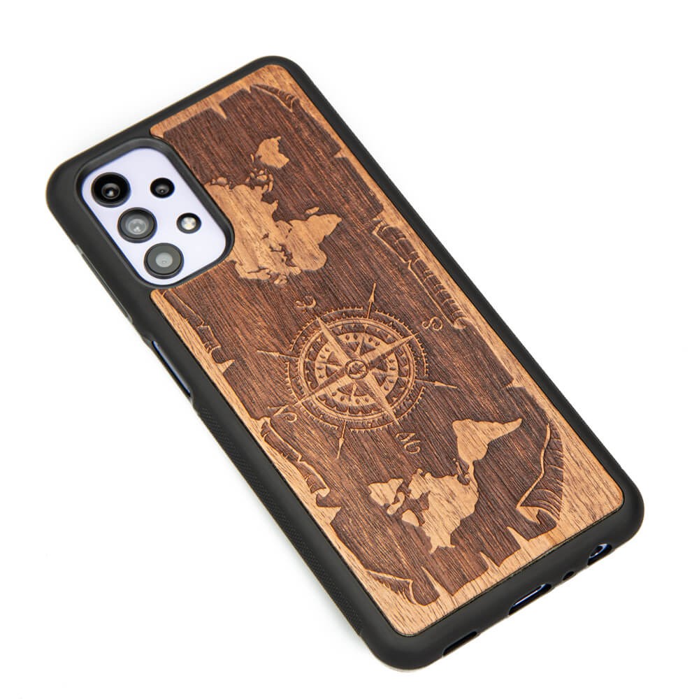 Samsung Galaxy A32 5G Compass Merbau Wood Case