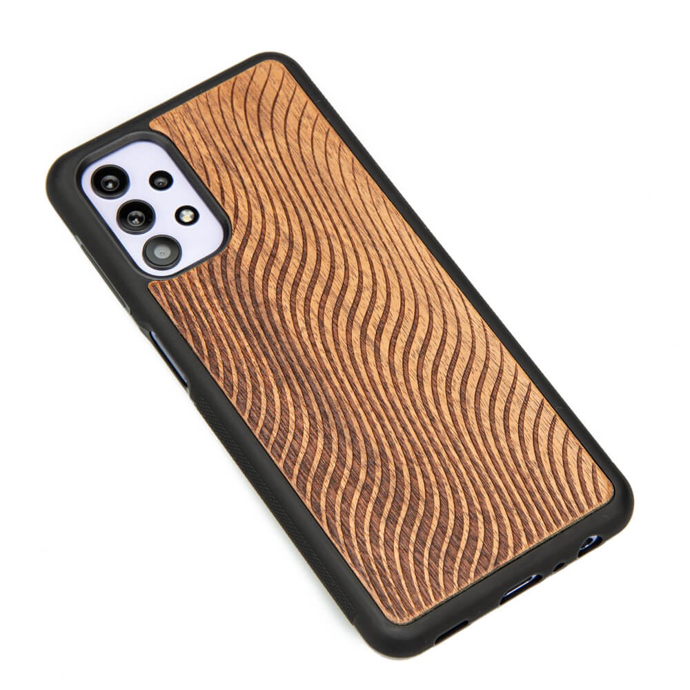 Samsung Galaxy A32 5G Waves Merbau Wood Case