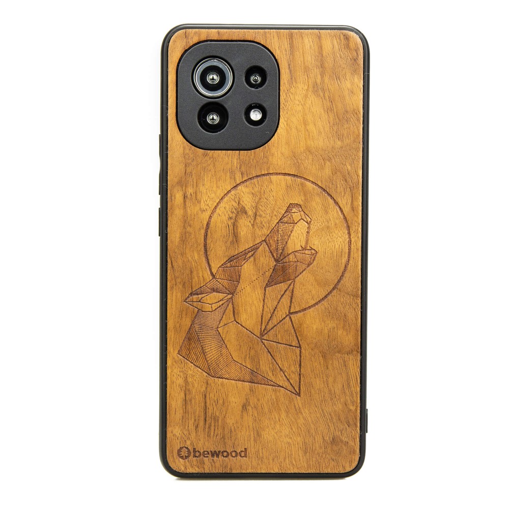 Xiaomi Mi 11 Lite Wolf Imbuia Wood Case