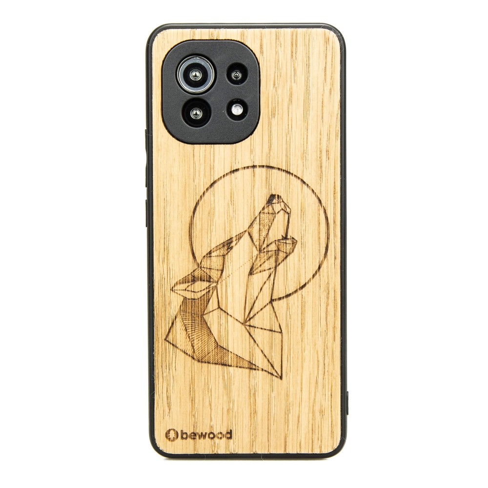 Xiaomi Mi 11 Lite Wolf Oak Wood Case