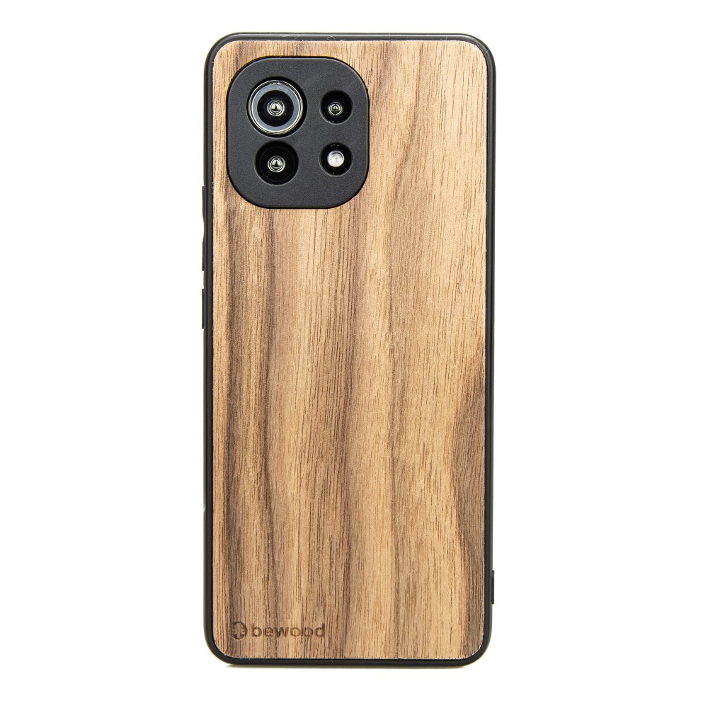 Drewniane Etui Xiaomi Mi 11 Lite / 5G / 5G NE ORZECH AMERYKAŃSKI (1)