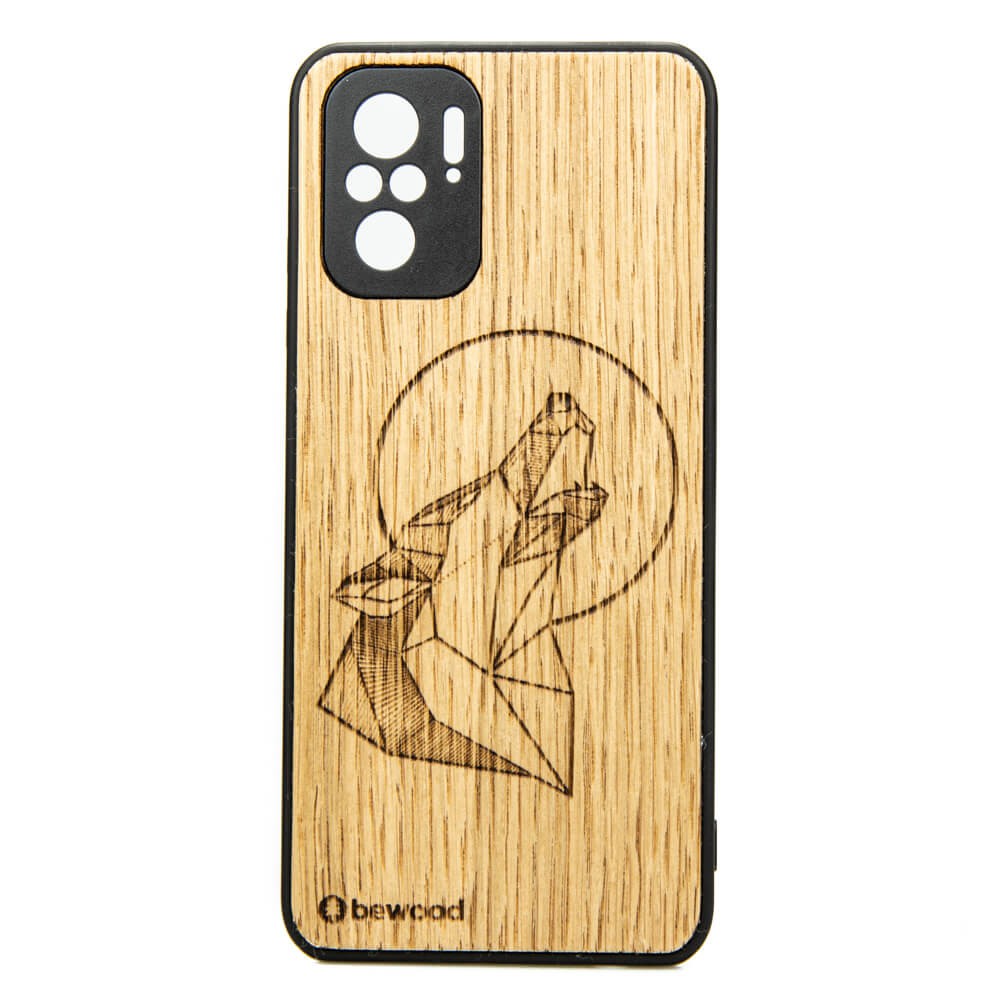 Xiaomi Redmi Note 10 Wolf Oak Wood Case