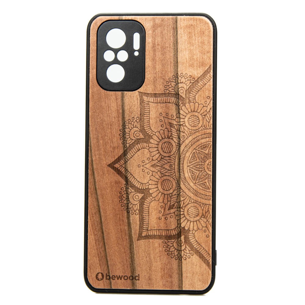 Xiaomi Redmi Note 10 Mandala Apple Tree Wood Case