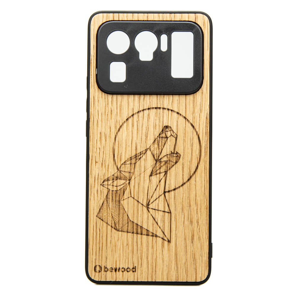 Xiaomi Mi 11 Ultra Wolf Oak Wood Case