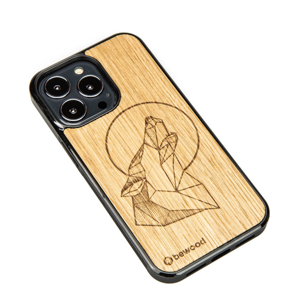 Drewniane Etui na iPhone 13 Pro WILK DĄB