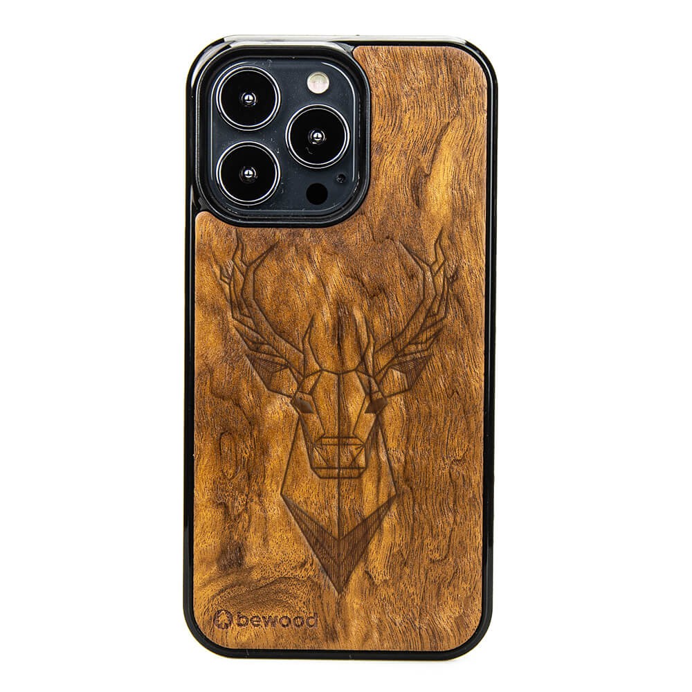 Apple iPhone 13 Pro Deer Imbuia Wood Case