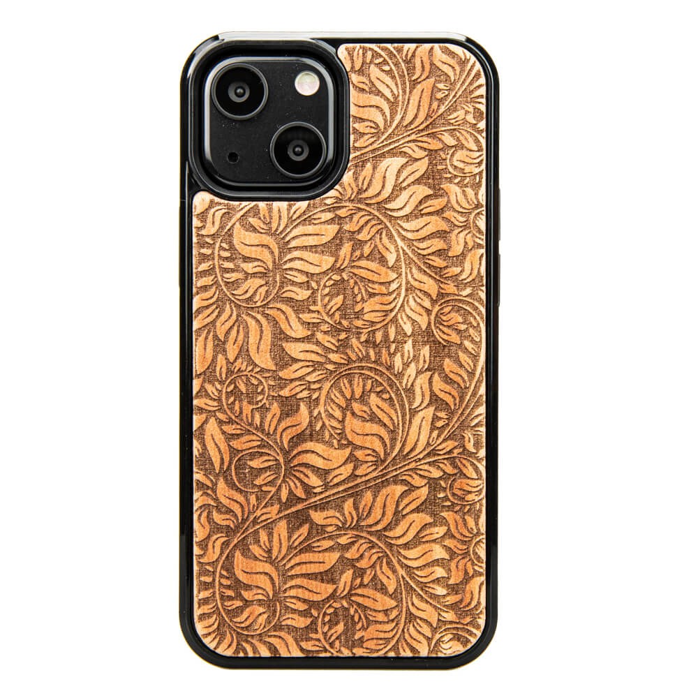 Apple iPhone 13 Mini Leafs Apple Tree Wood Case