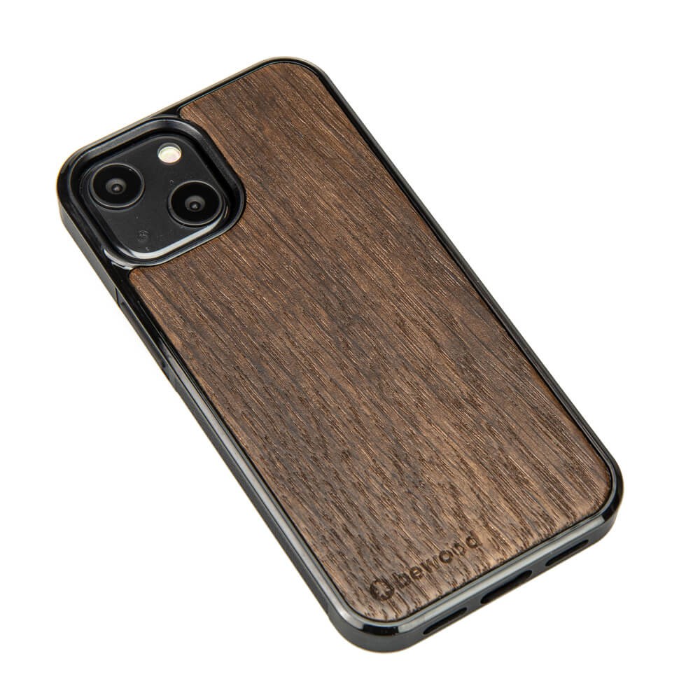 Apple iPhone 13 Mini Smoked Oak Wood Case