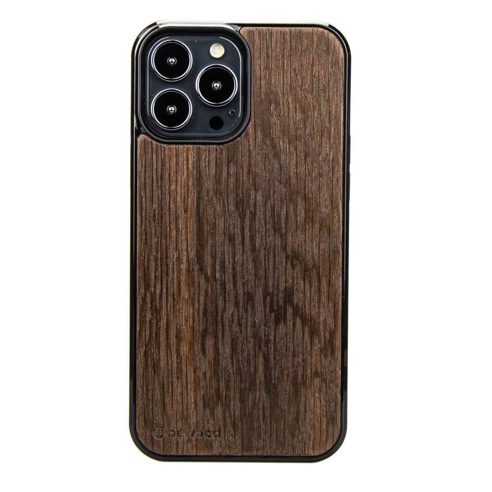 Apple iPhone 13 Pro Max Smoked Oak Wood Case