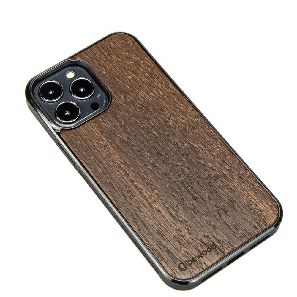 Apple iPhone 13 Pro Max Smoked Oak Wood Case