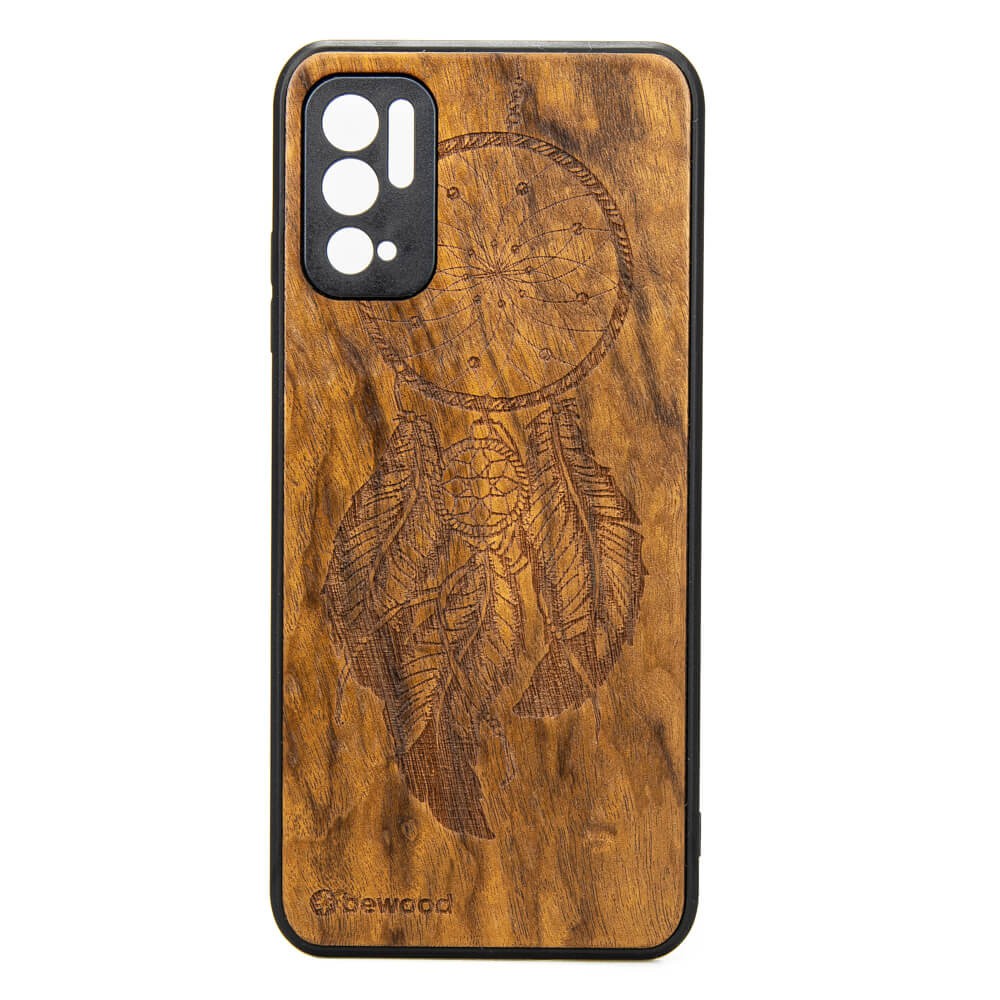 Xiaomi Redmi Note 10 5G Dreamcatcher Imbuia Wood Case