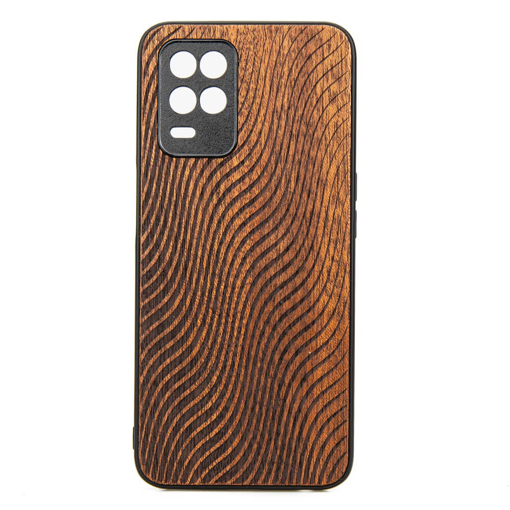 Xiaomi Realme 8 5G Waves Merbau Wood Case