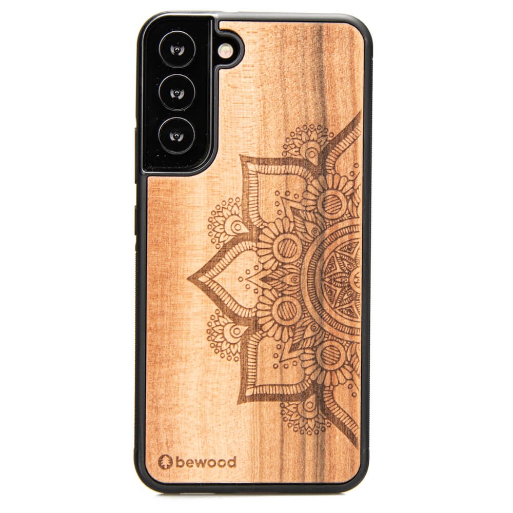 Samsung Galaxy S22 Plus Mandala Apple Tree Wood Case