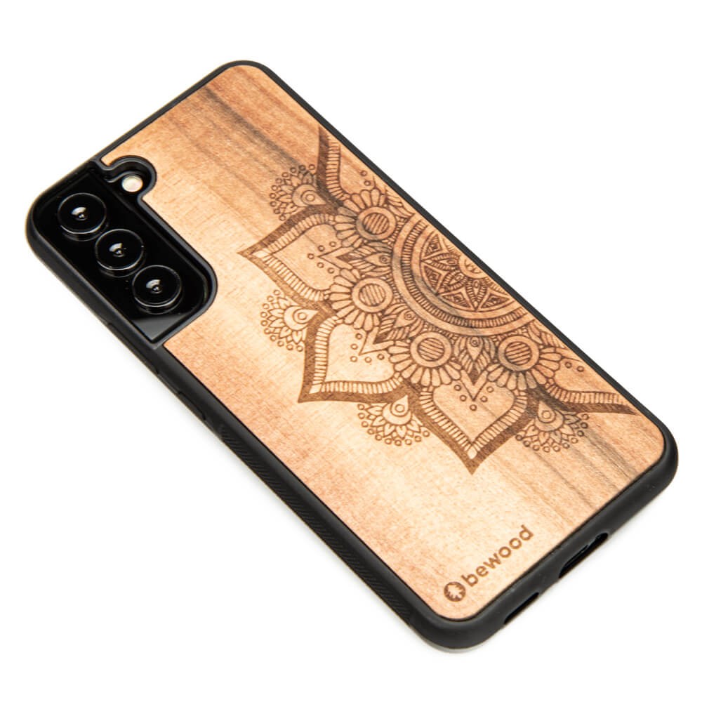 Samsung Galaxy S22 Plus Mandala Apple Tree Wood Case