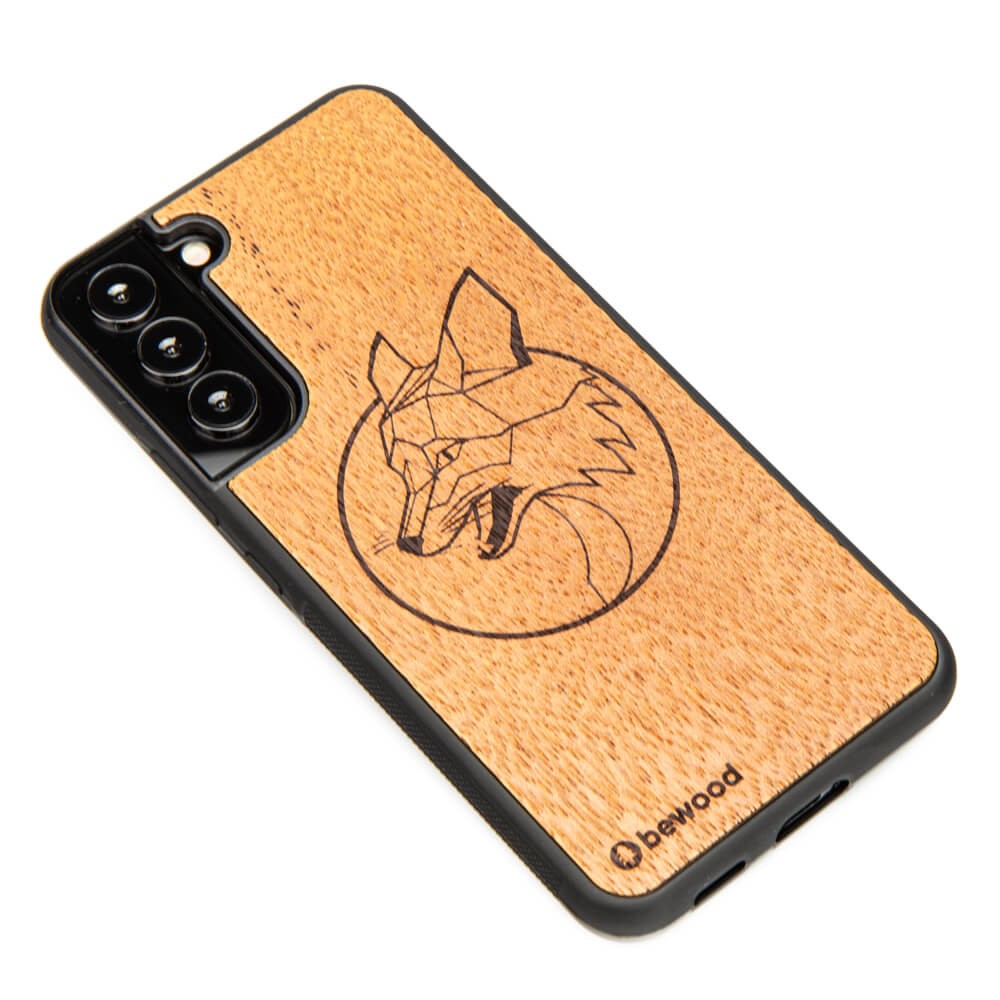 Samsung Galaxy S22 Plus Fox Merbau Wood Case