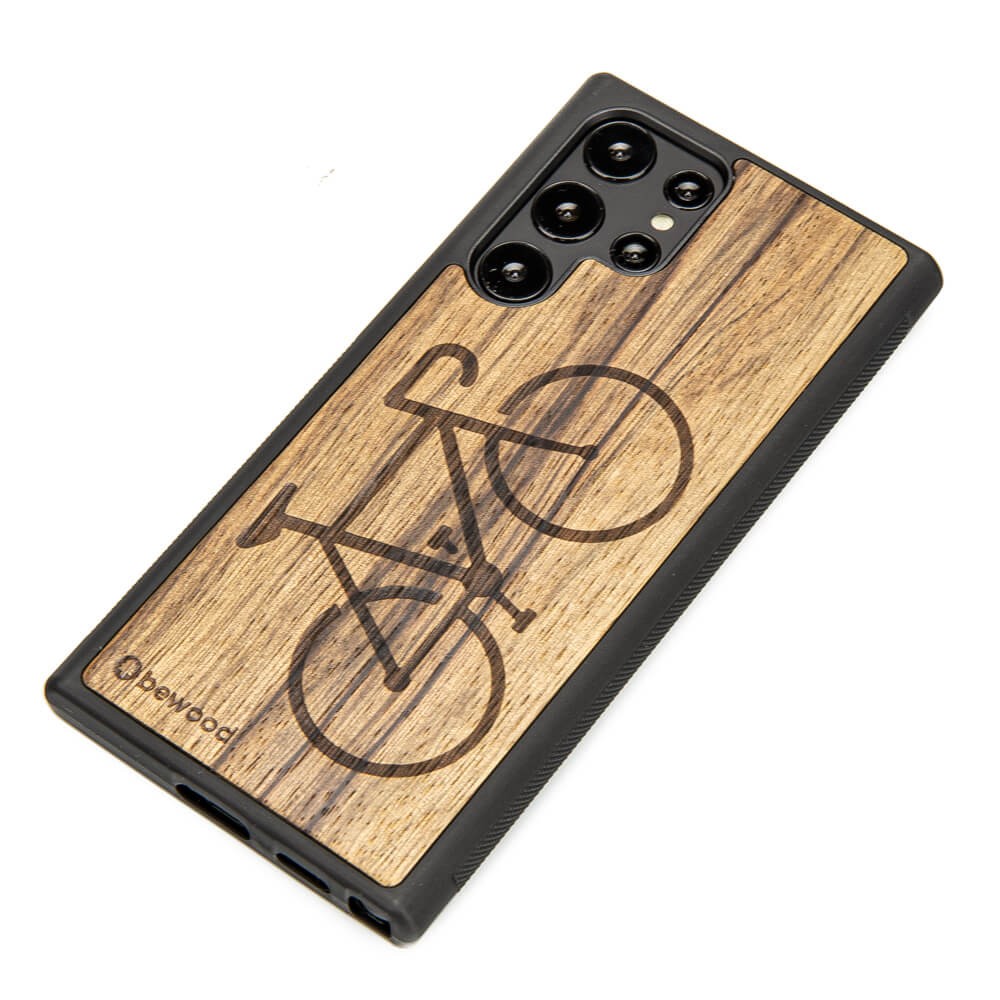 Samsung Galaxy S22 Ultra Bike Frake Wood Case