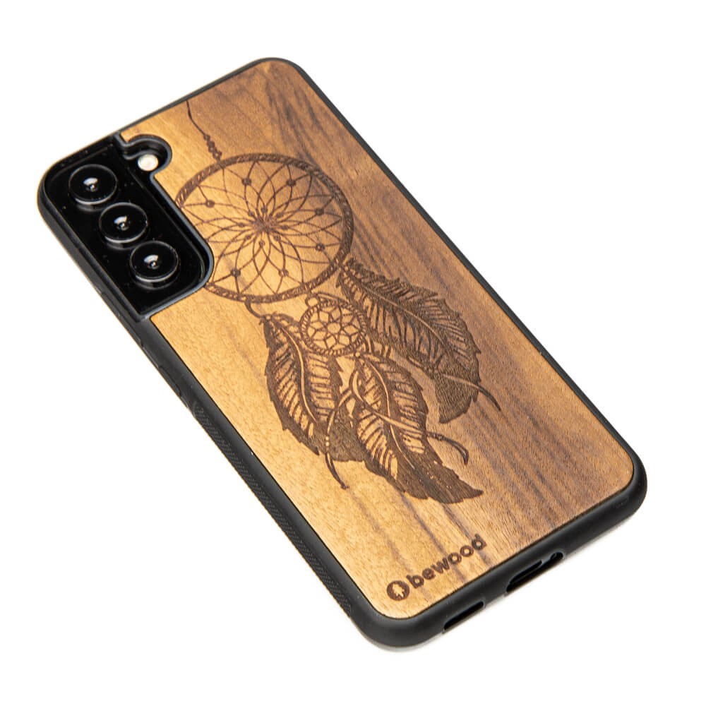 Samsung Galaxy S22 Plus Dreamcatcher Imbuia Wood Case