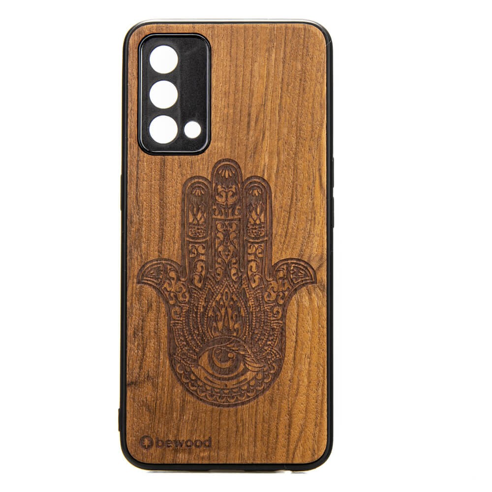 Realme GT Master Edition Hamsa Imbuia Wood Case