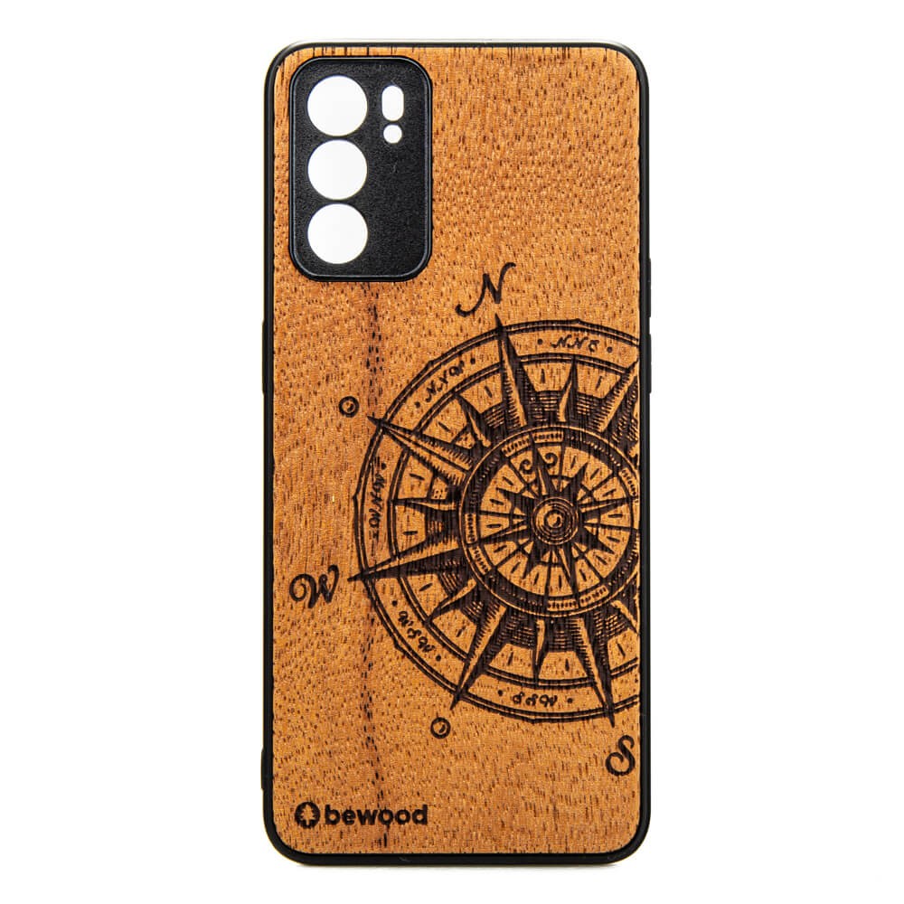 Oppo Reno 6 5G Traveler Merbau Wood Case