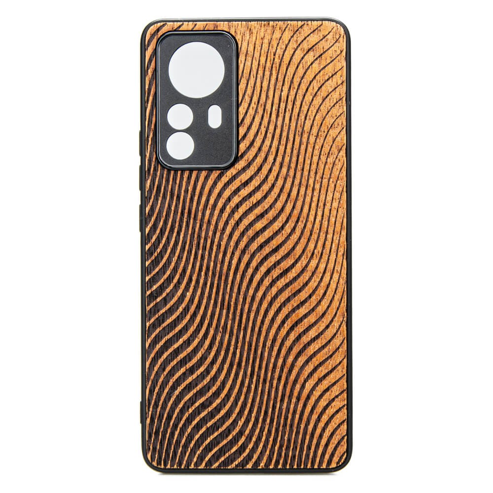 Xiaomi 12 Pro Waves Merbau Wood Case