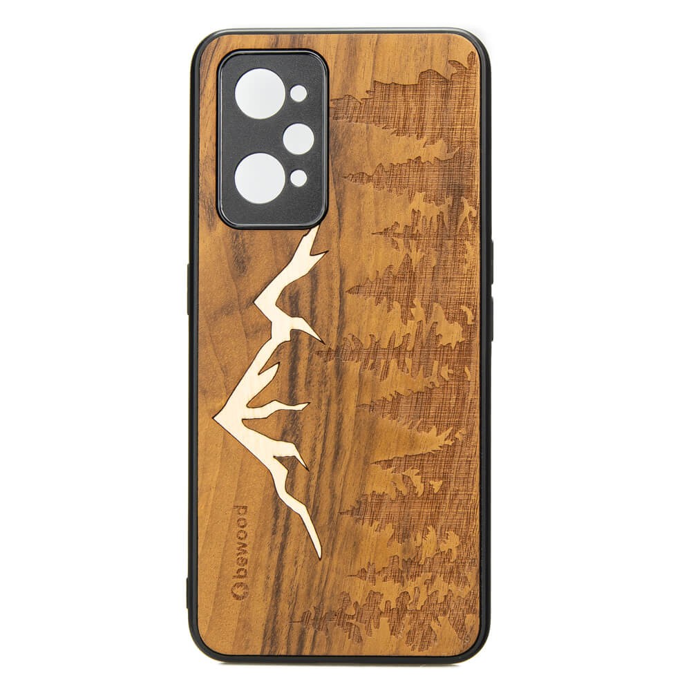 Realme GT 2 / GT Neo 2 Mountains Imbuia Wood Case