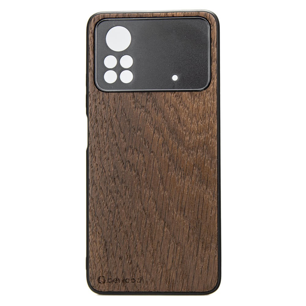 POCO X4 Pro 5G Smoked Oak Wood Case