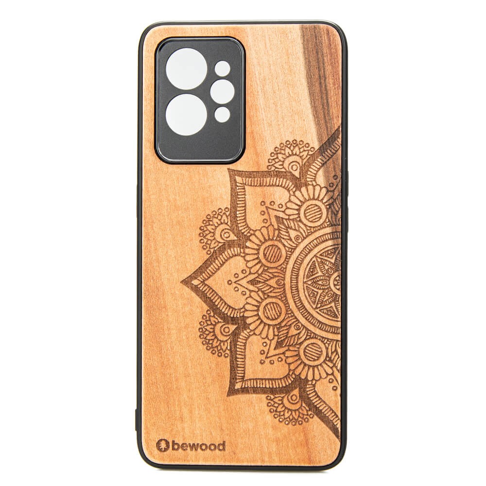 Drewniane Etui Realme GT 2 Pro MANDALA JABŁOŃ