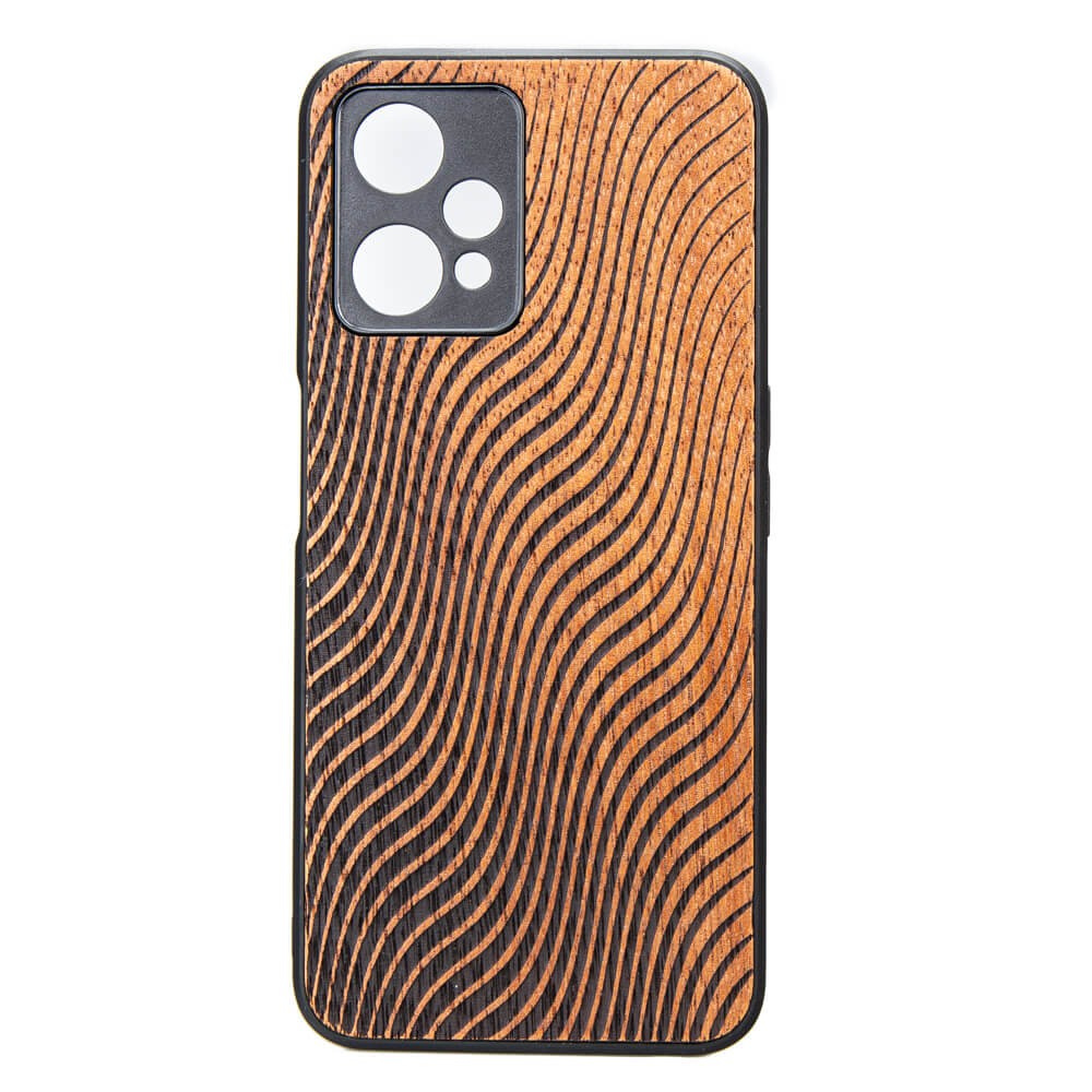 Realme 9 Pro Waves Merbau Wood Case