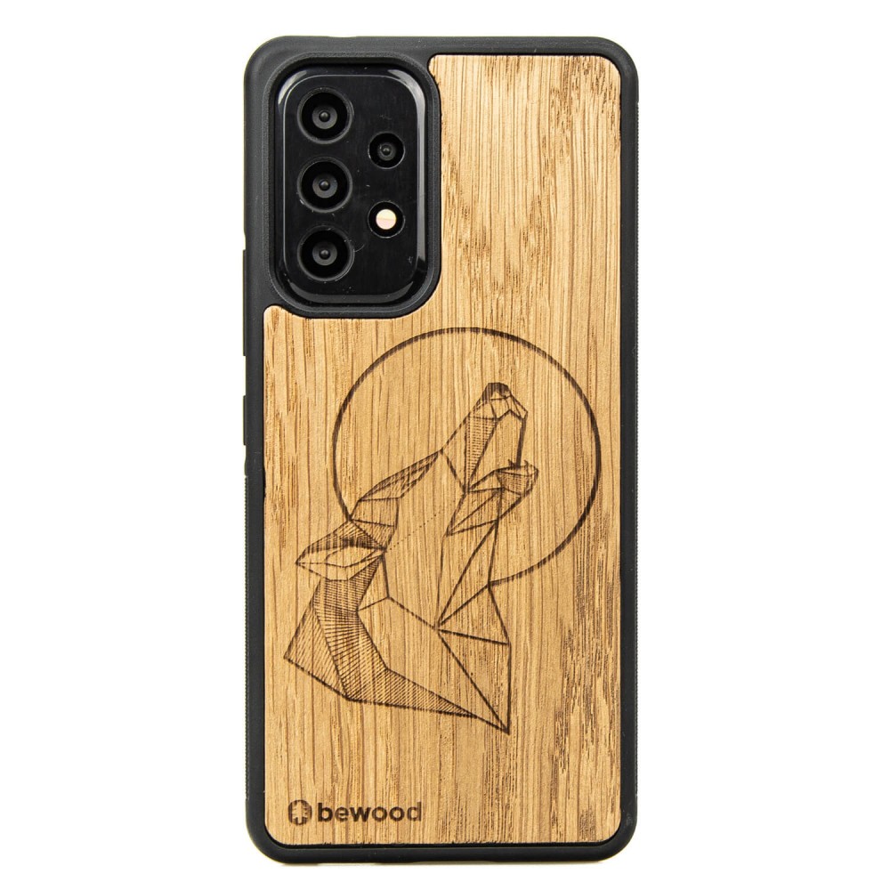 Samsung Galaxy A53 5G Wolf Oak Wood Case