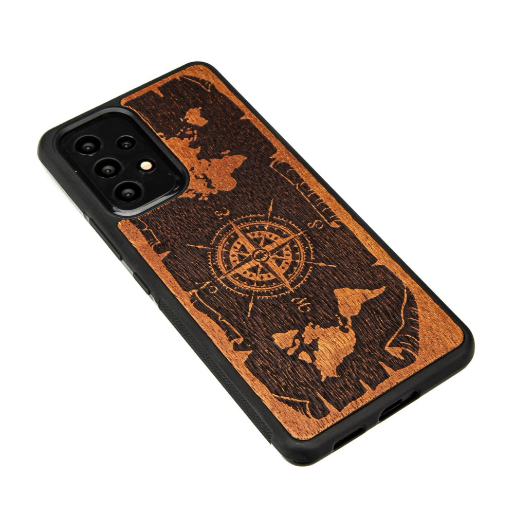 Samsung Galaxy A53 5G Compass Merbau Wood Case