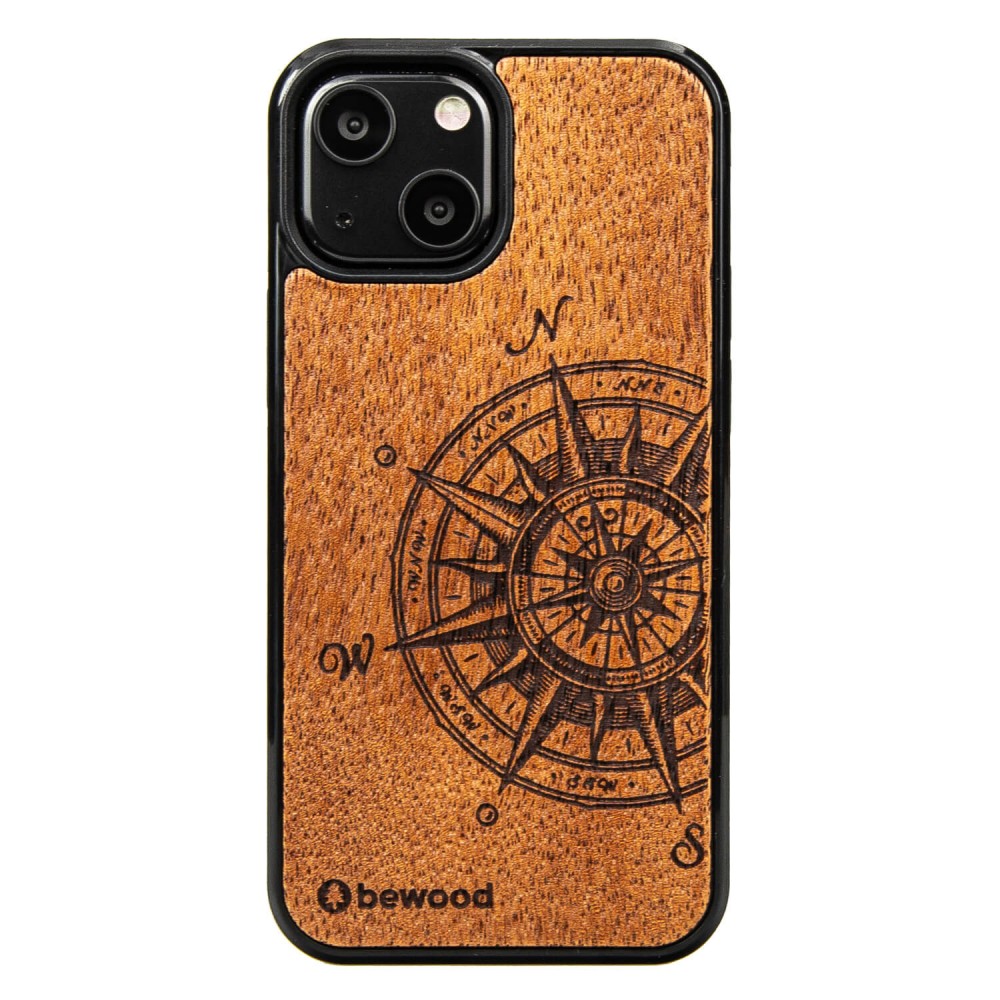 Apple iPhone 13 Mini Traveler Merbau Wood Case